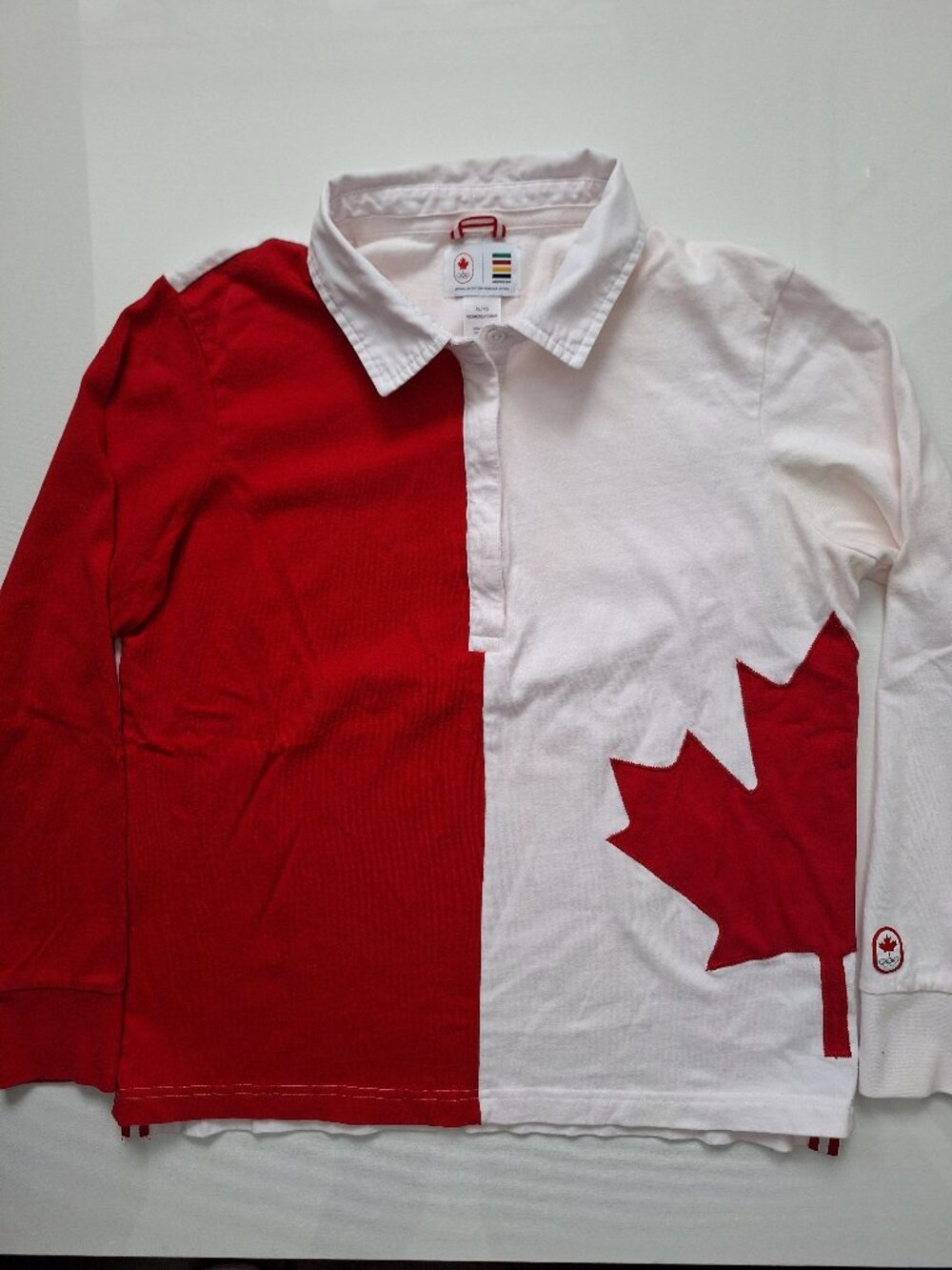 Hudson's Bay Canada Maple Leaf Long Sleeve Shirt - Picture 6 of 8